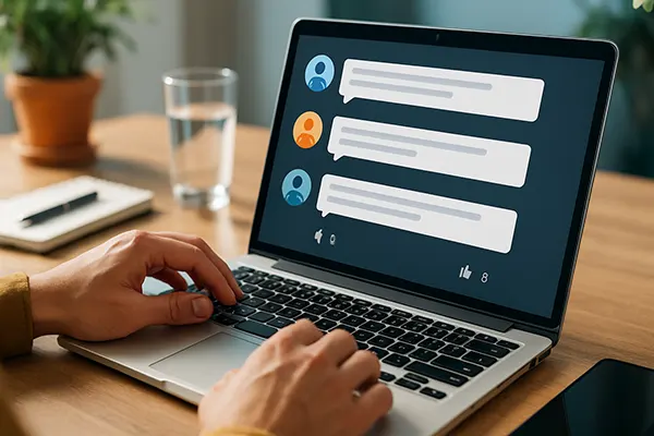 Online-Diskussion realistisch