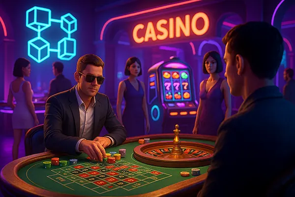 Monde virtuel blockchain