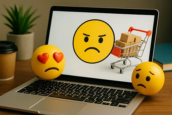 Emojis mit Warenkorb